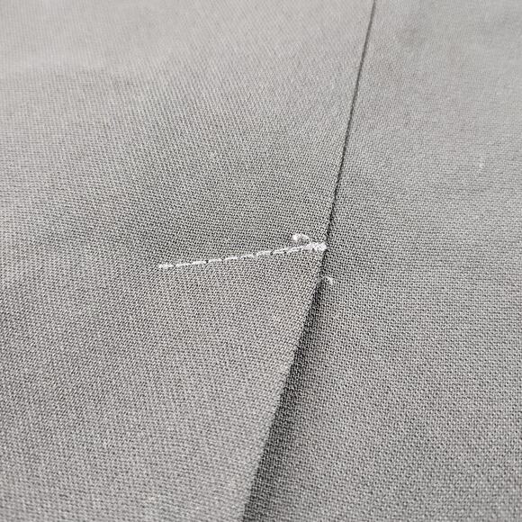 Navy Blue Skirt Womens 14P Petite XL Long Straight Business Vent Extension - Picture 9 of 13